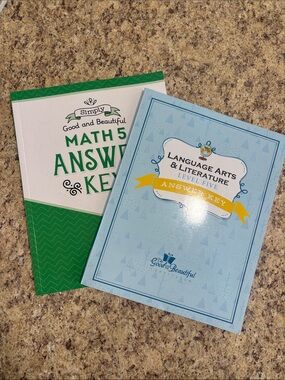 The Good and The Beautiful Level Five Answer Key Set - Math and ELA Grade 5